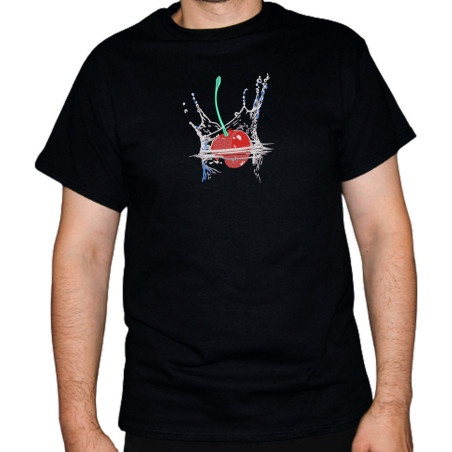 Tricou Brodat - Cherry Splash