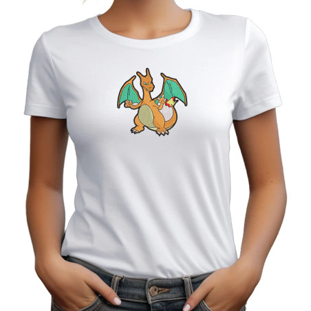 Tricou Brodat - Charizard