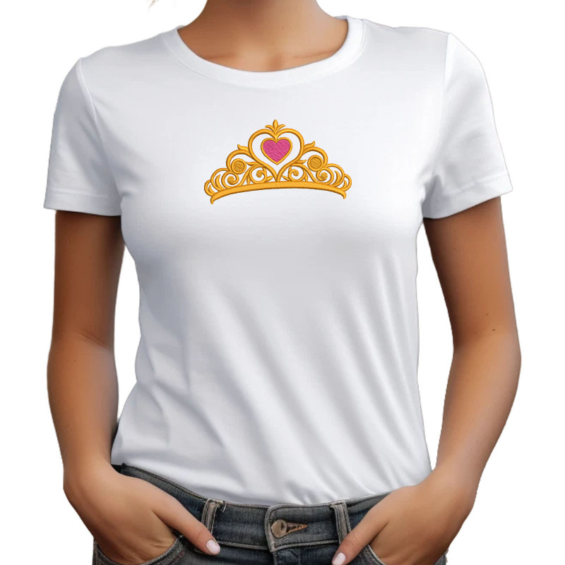 Tricou Brodat - Queen's Crown