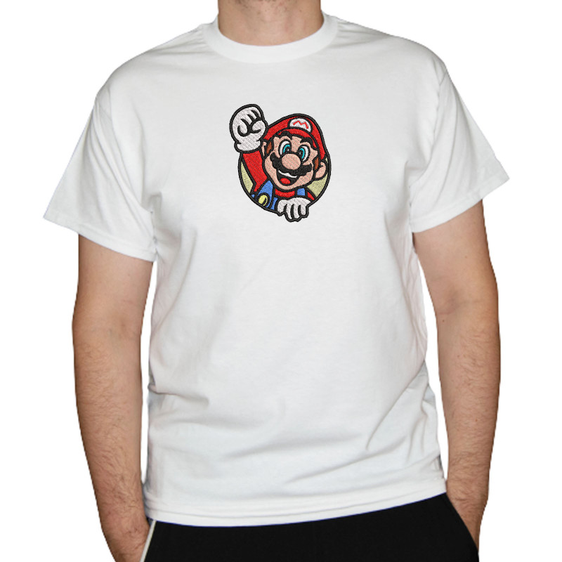 Tricou Brodat - Super Mario