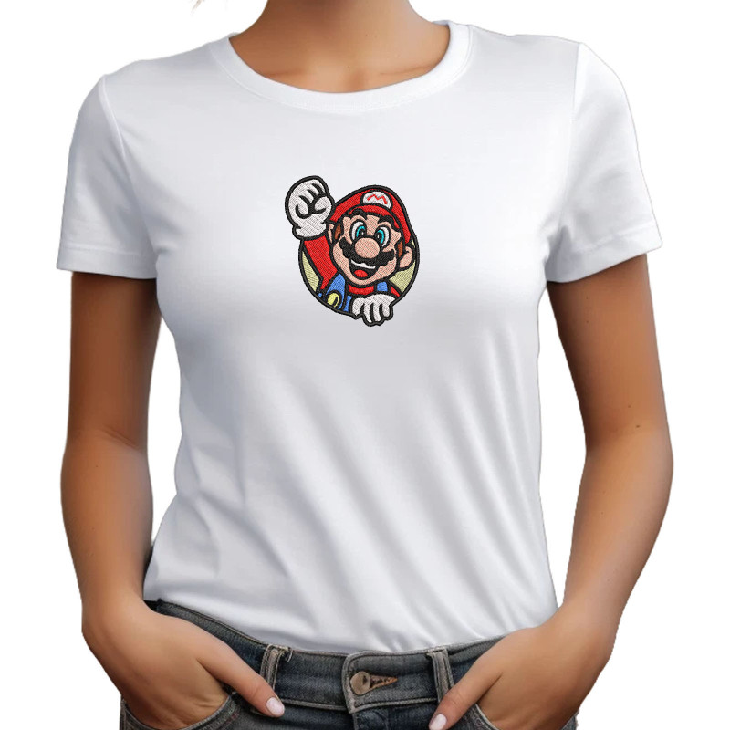 Tricou Brodat - Super Mario