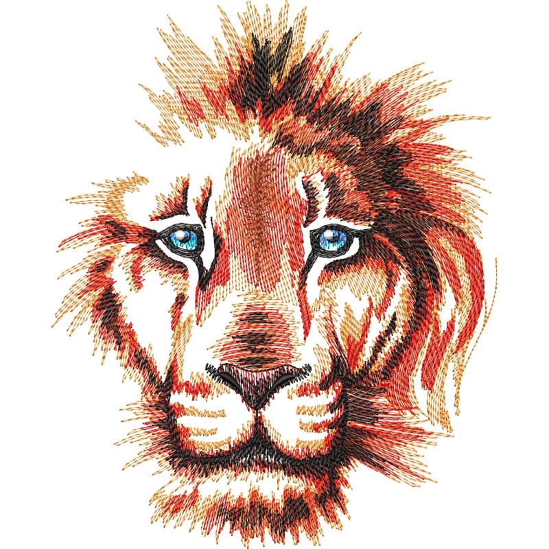 Tricou Brodat - Majestic Lion