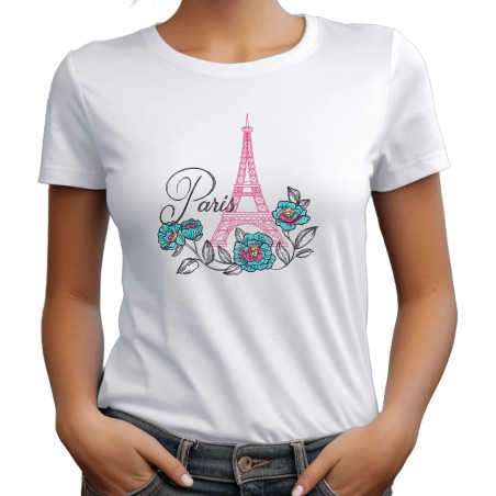 Tricou Brodat - From Paris...