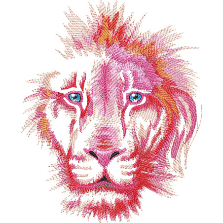 Tricou Brodat - Majestic Lion